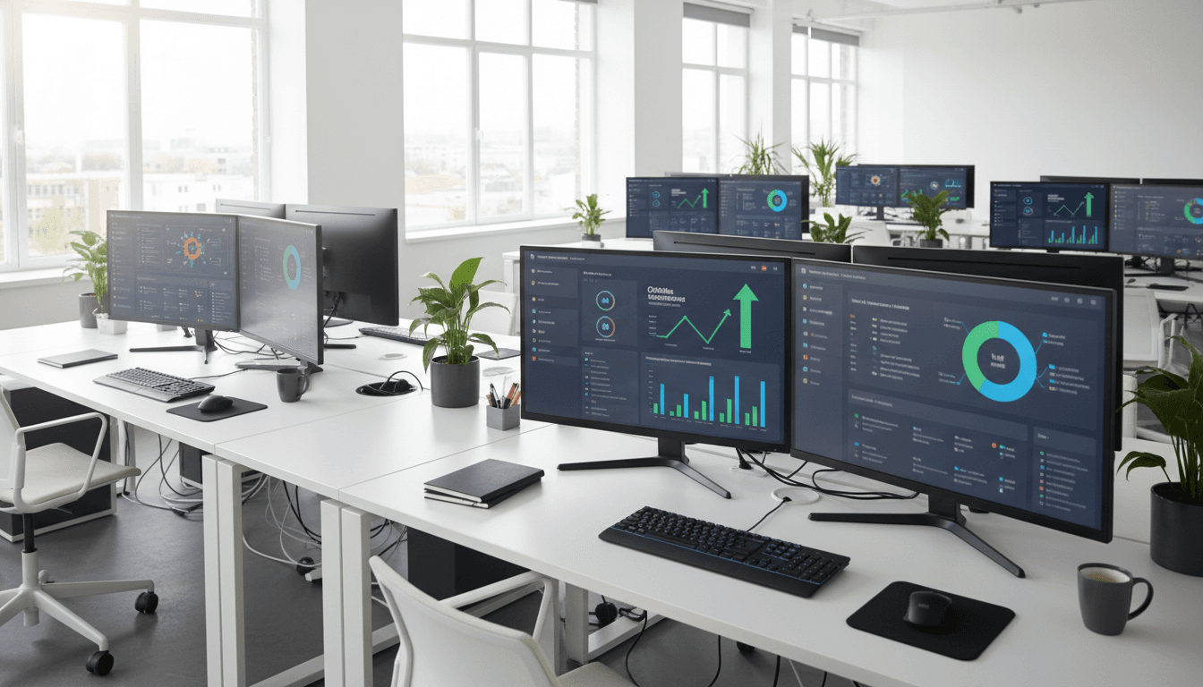 Nexa Digital workspace with AI marketing dashboards and analytics tools